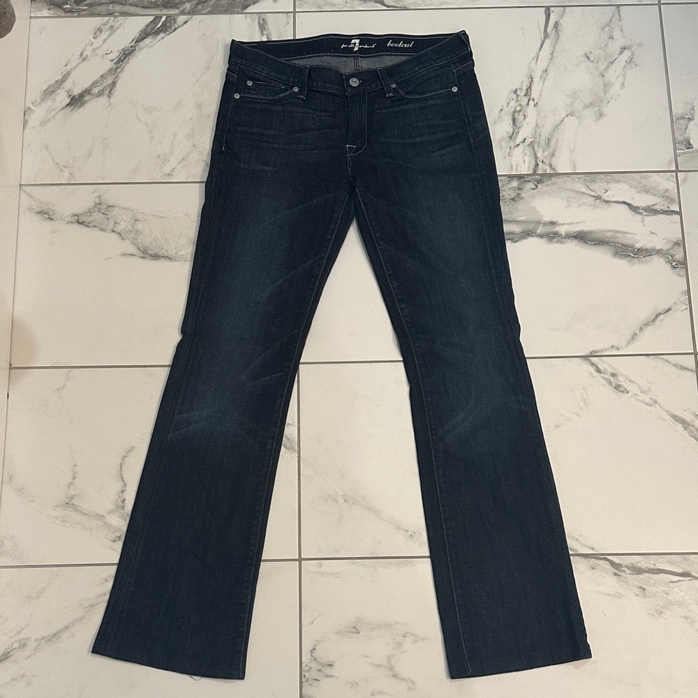 7 For All Mankind Dark Blue Women Jeans